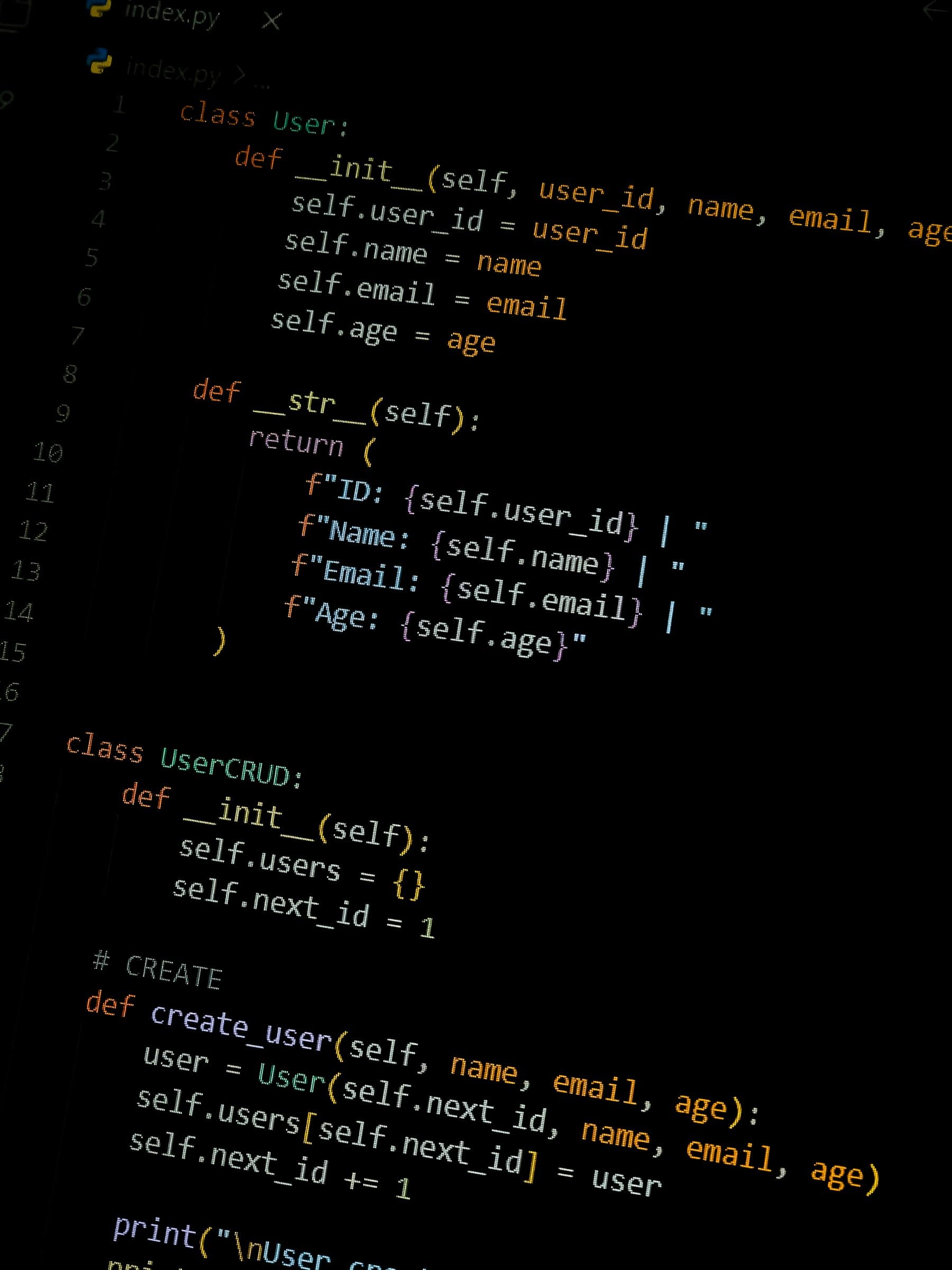 Python source code in a code editor with colorful syntax highlighting, no terminal window in sight, symbolizing platform-independent automation